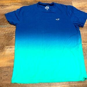 Hollister mens ombre short sleeve tshirt large. Very good condition